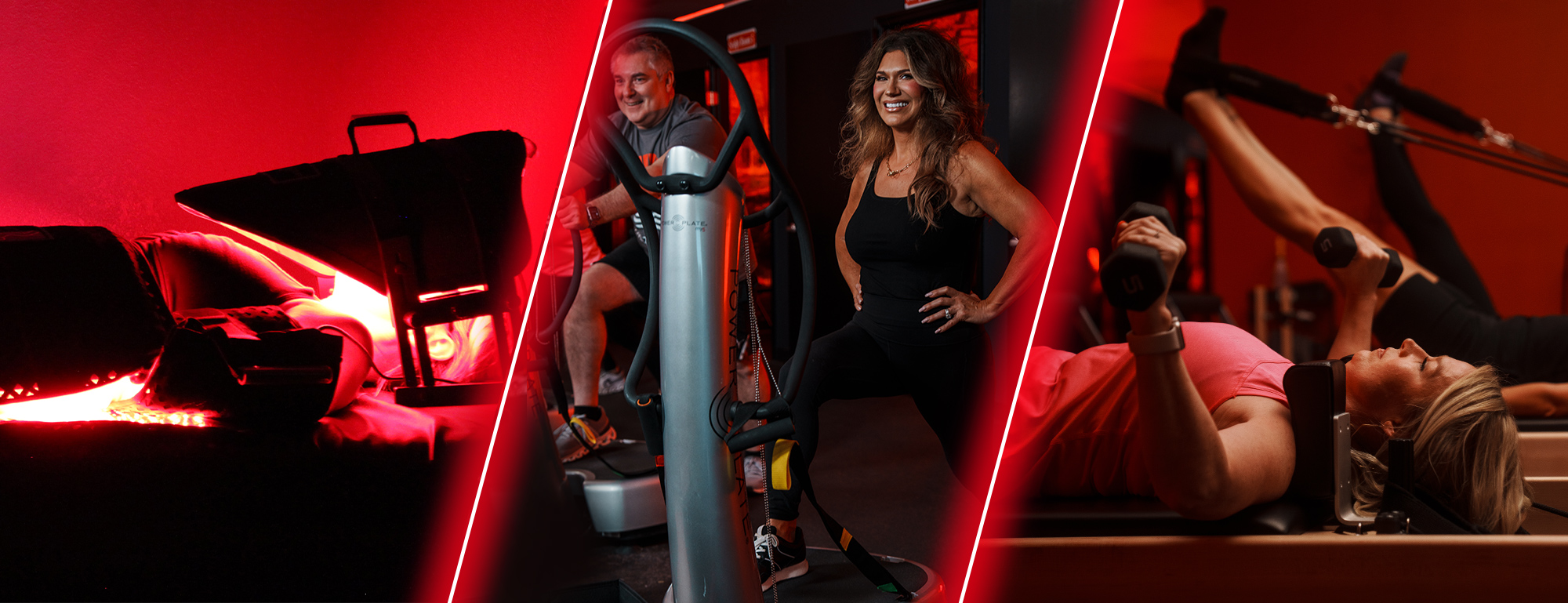 Red Light Therapy- Pilates Reformer- Sauna- Power Plate